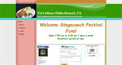 Desktop Screenshot of cjsdiner.com